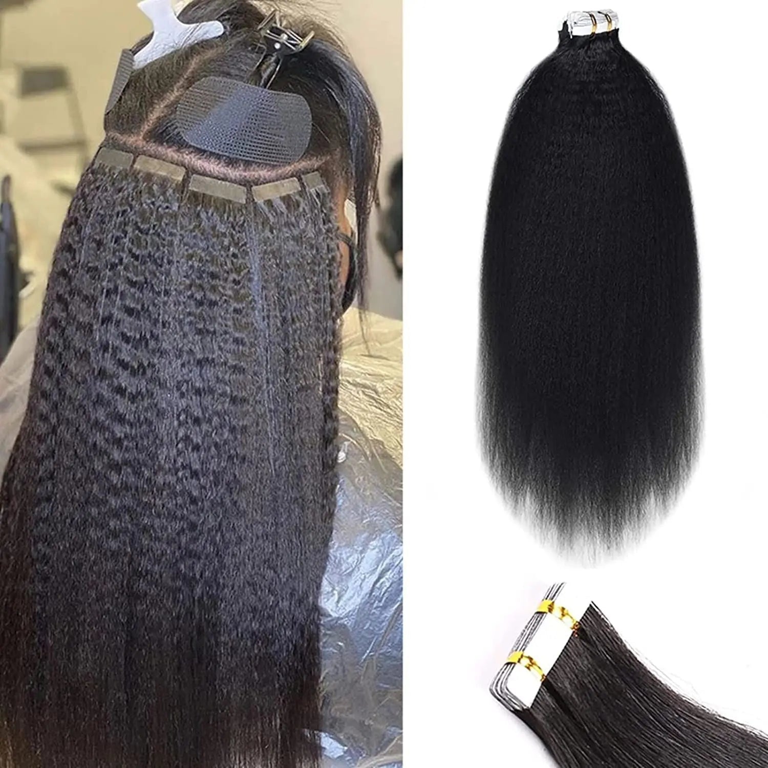 Seamless Texture Tape-Ins: Achieve Effortlessly Natural Hair - HookedOnBundles Virgin Hair HookedOnBundles Virgin Hair