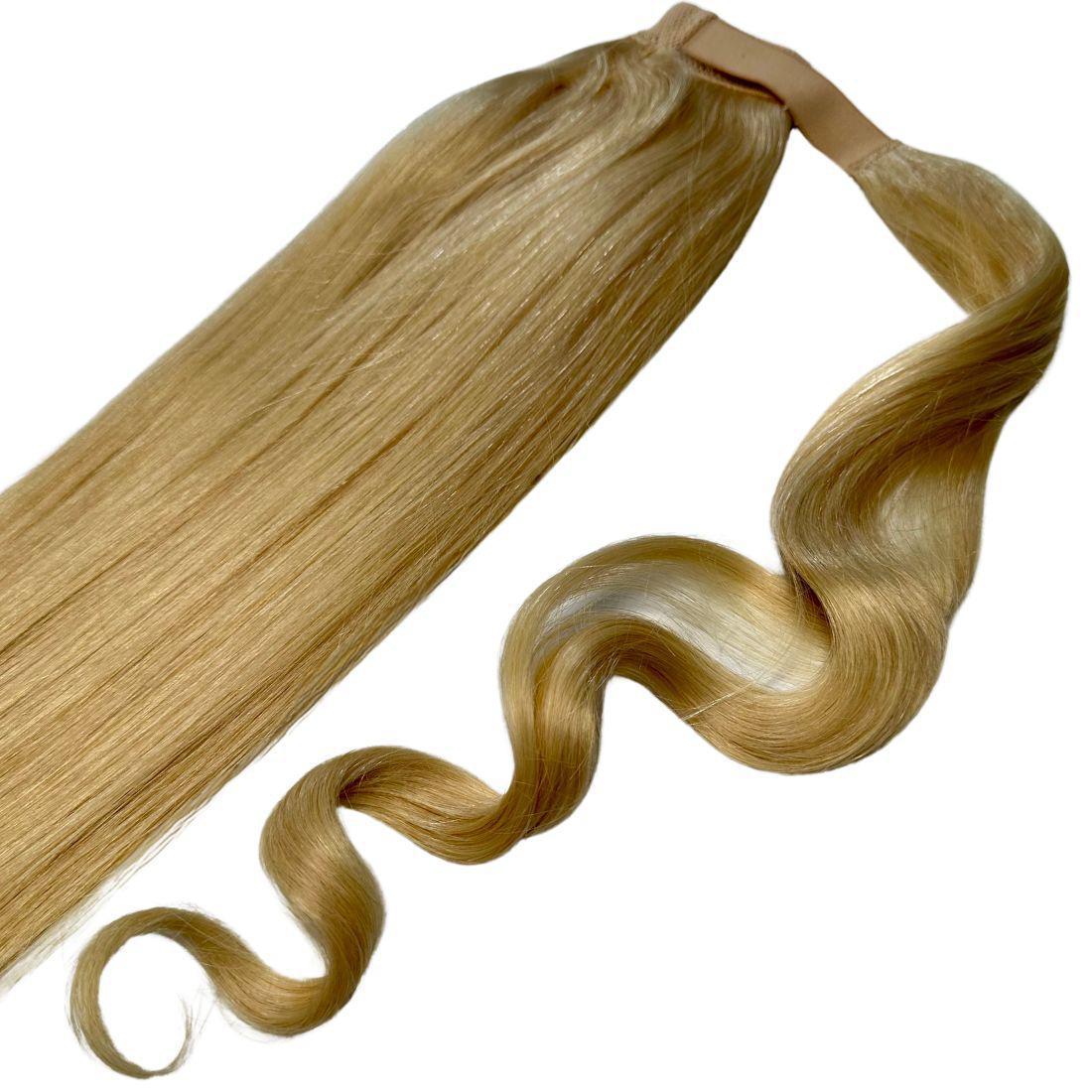 20" Bleach Blonde 100% Human Hair Ponytail Extension - HookedOnBundles Virgin Hair HookedOnBundles Virgin Hair