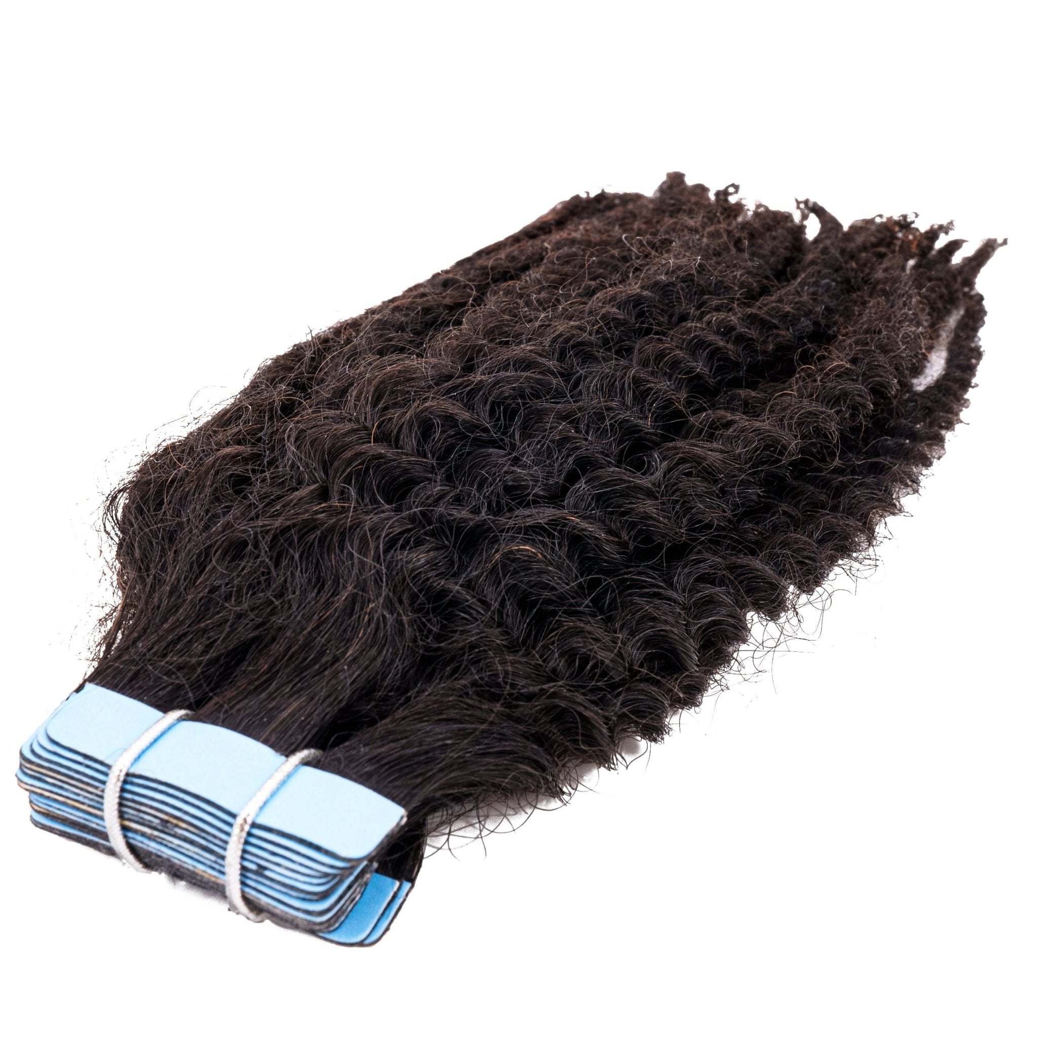 Afro Kinky Coily 100% Human Hair Tape In Extensions HookedOnBundles Virgin Hair