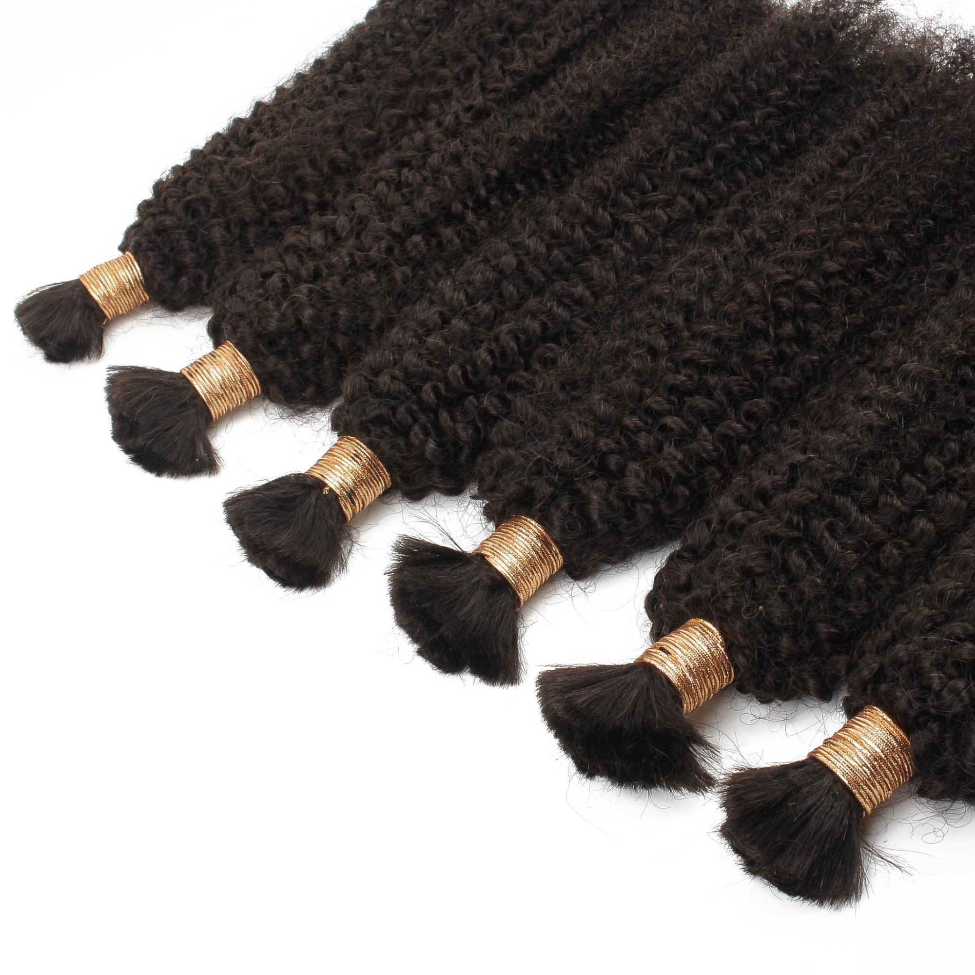 Afro Kinky Bulk 100% Human Braiding Hair - HookedOnBundles Virgin Hair HookedOnBundles Virgin Hair