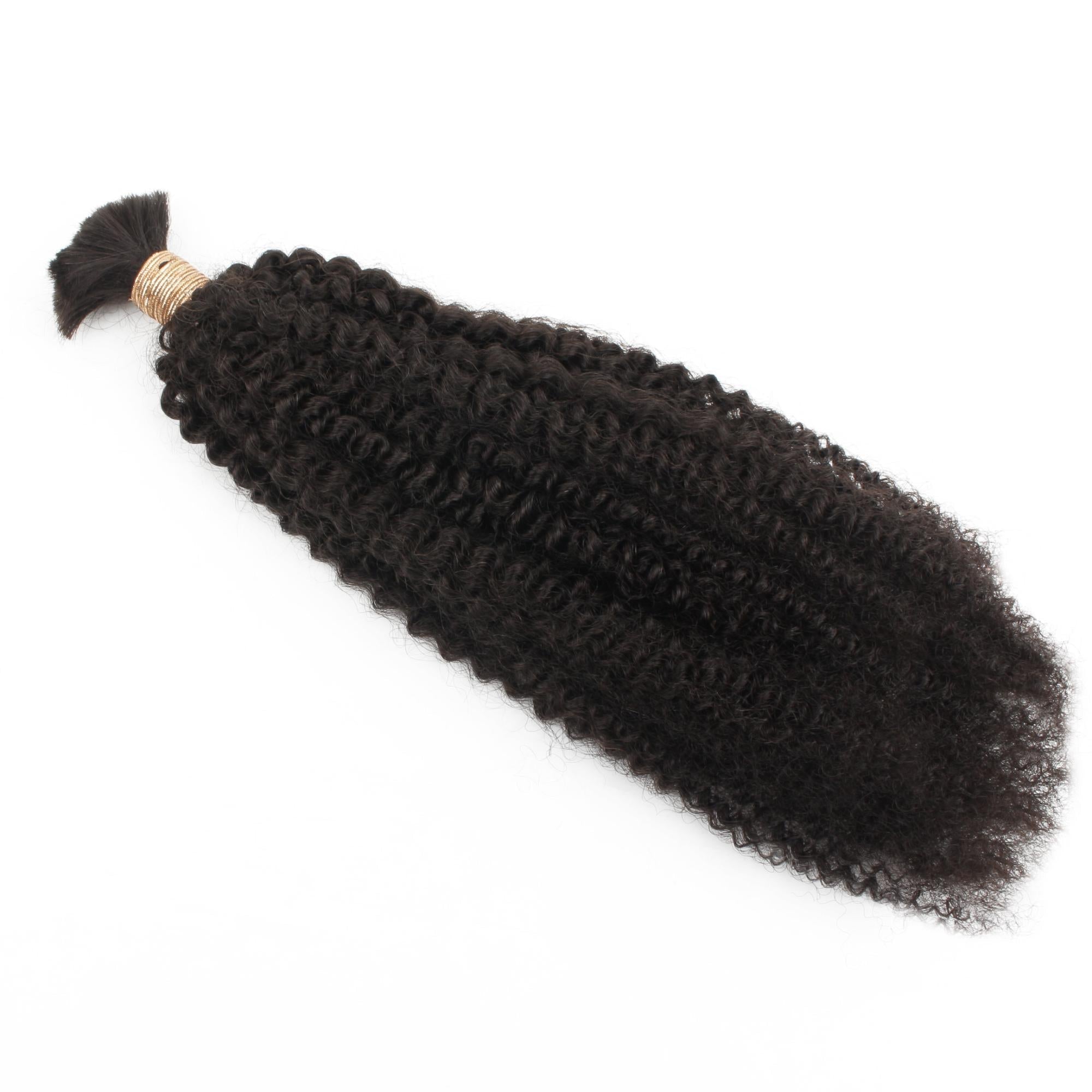 Afro Kinky Bulk 100% Human Braiding Hair - HookedOnBundles Virgin Hair HookedOnBundles Virgin Hair