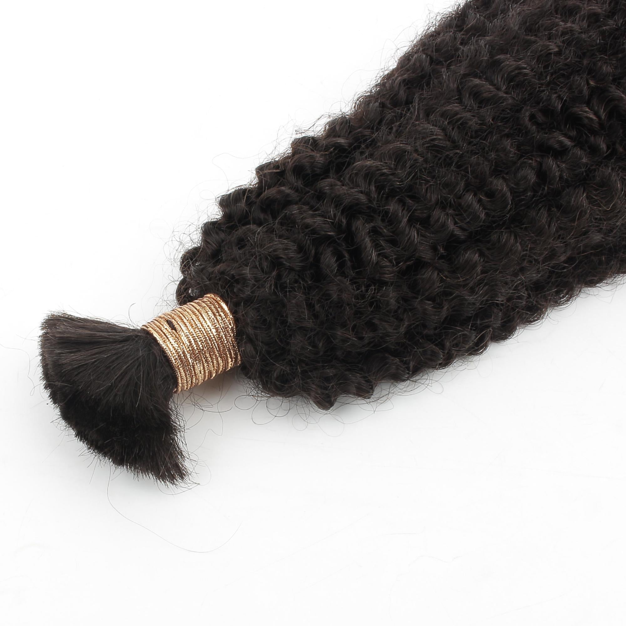 Afro Kinky Bulk 100% Human Braiding Hair - HookedOnBundles Virgin Hair HookedOnBundles Virgin Hair
