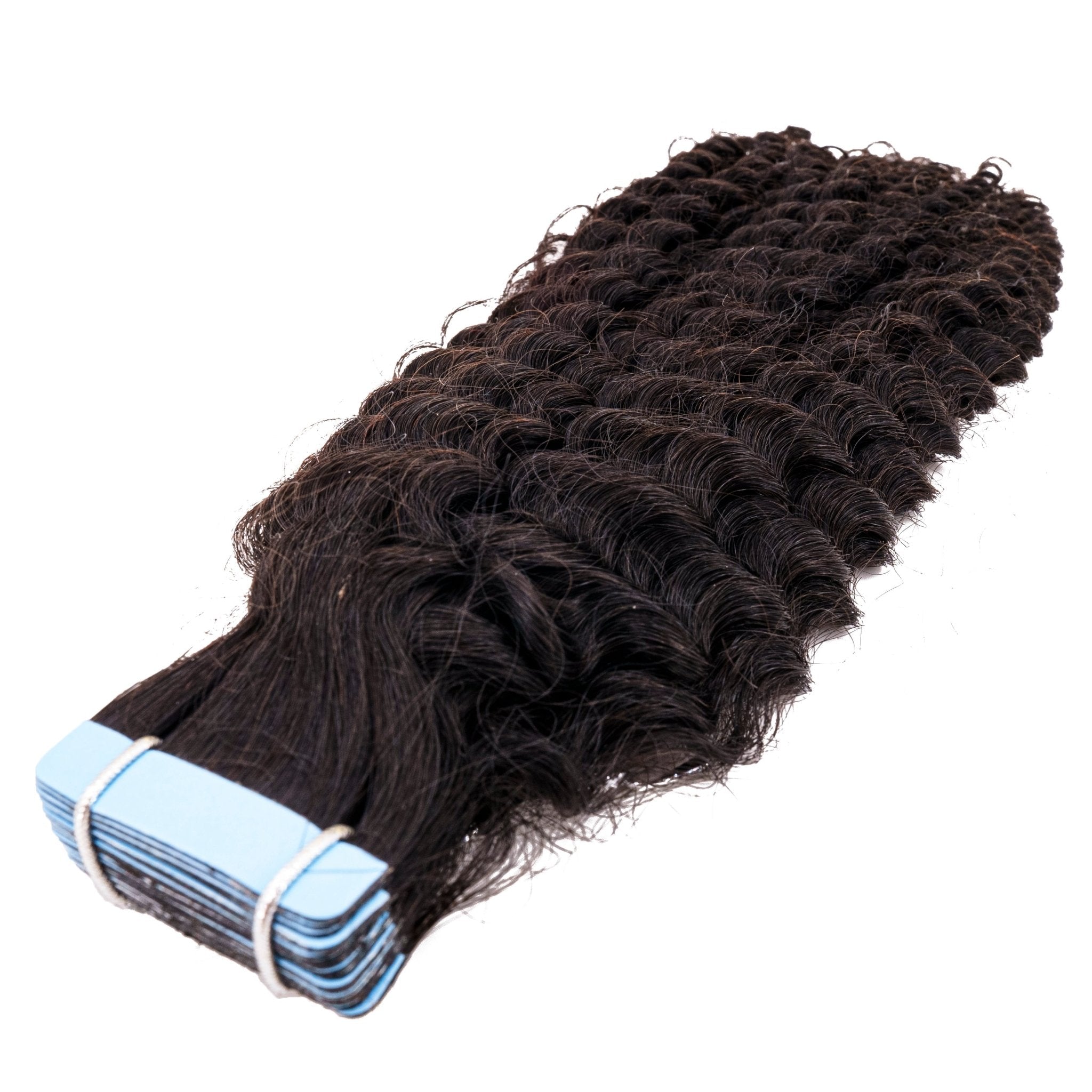 Afro Kinky Curly 100% Human Hair Tape In Extensions - HookedOnBundles Virgin Hair HookedOnBundles Virgin Hair
