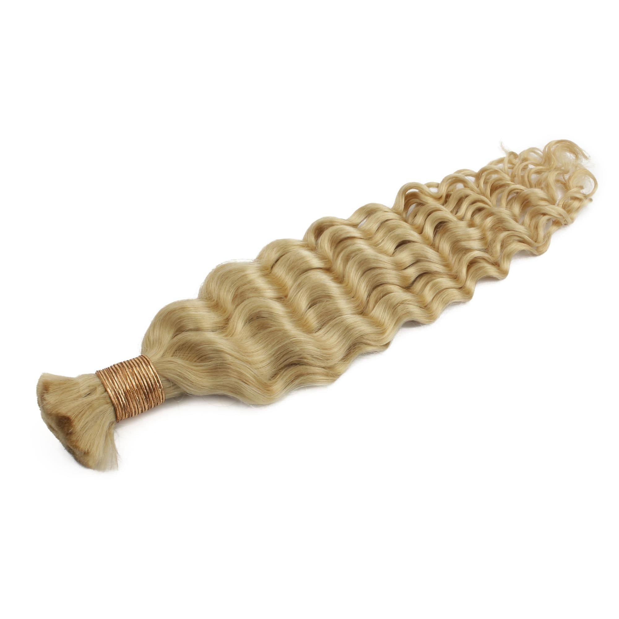 Blonde Deep Wave Bulk 100% Human Braiding Hair - HookedOnBundles Virgin Hair HookedOnBundles Virgin Hair