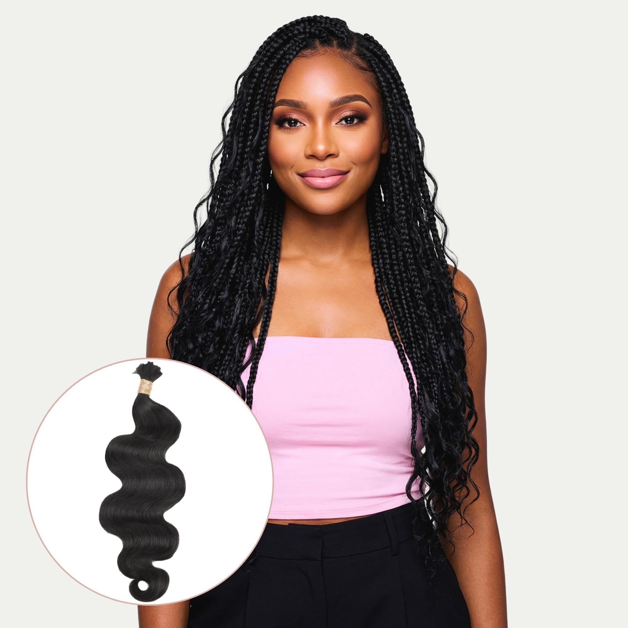 Body Wave Bulk 100% Human Braiding Hair - HookedOnBundles Virgin Hair HookedOnBundles Virgin Hair