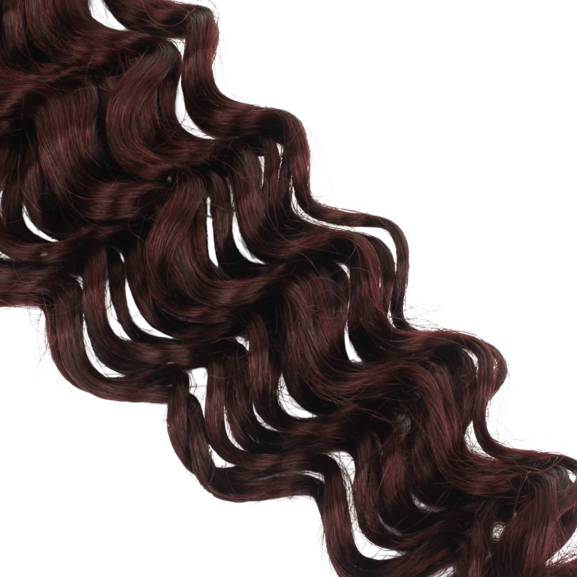 Burgundy Deep Wave Color 99J Bulk 100% Human Braiding Hair - HookedOnBundles Virgin Hair HookedOnBundles Virgin Hair