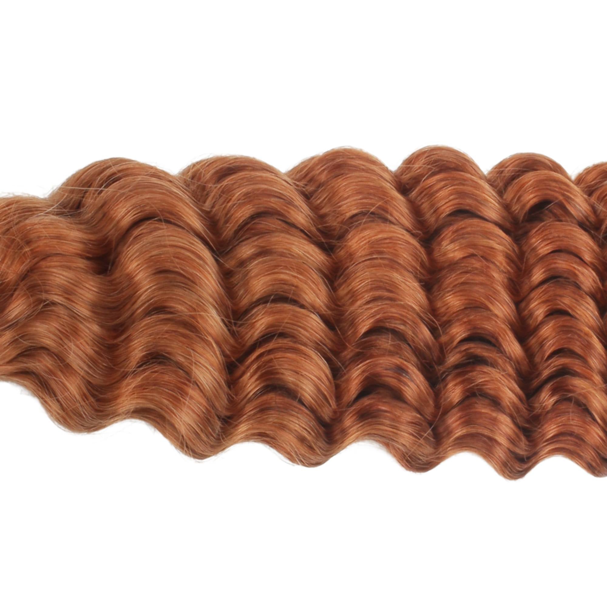 Copper Deep Wave Color 350 Bulk 100% Human Braiding Hair - HookedOnBundles Virgin Hair HookedOnBundles Virgin Hair