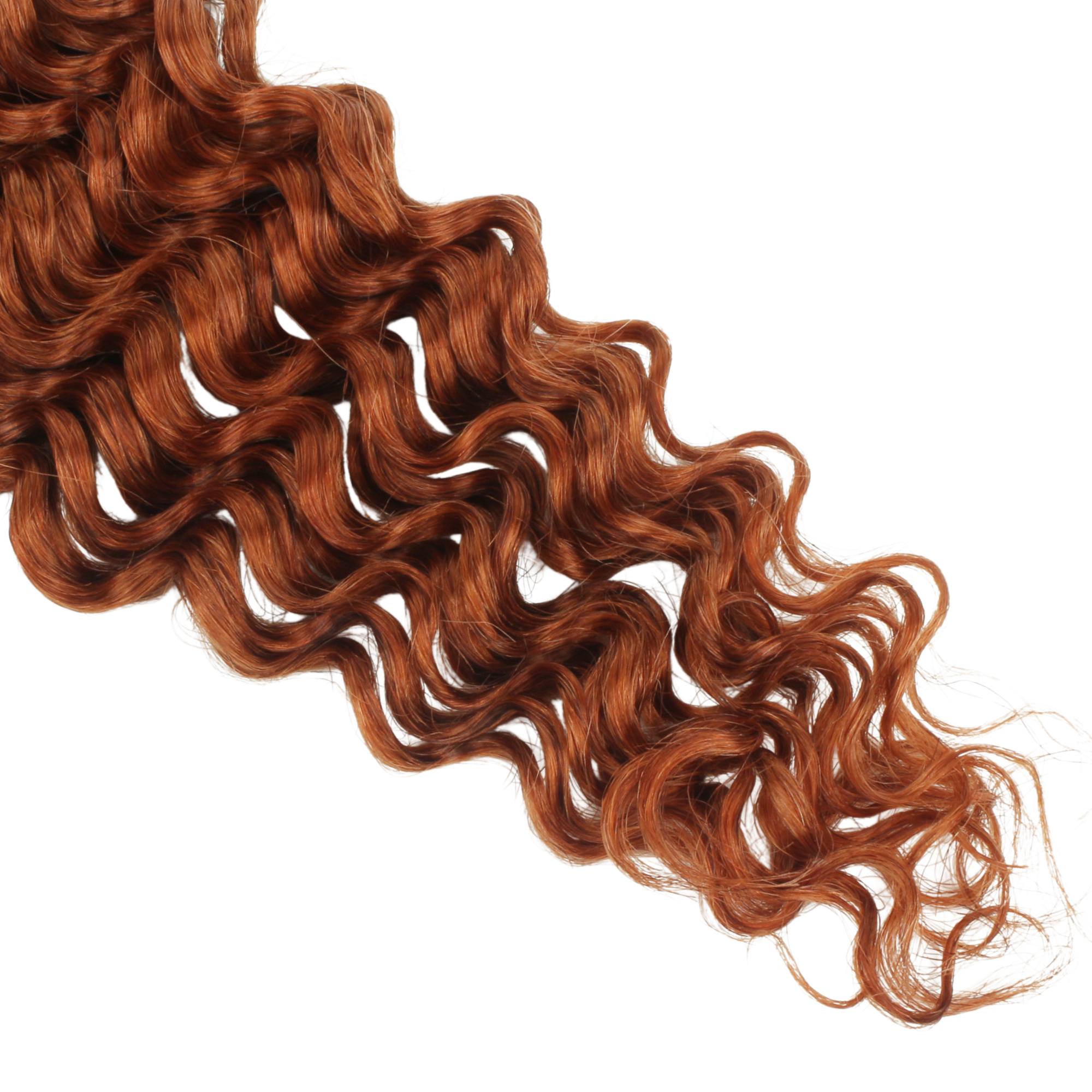 Copper Deep Wave Color 350 Bulk 100% Human Braiding Hair - HookedOnBundles Virgin Hair HookedOnBundles Virgin Hair
