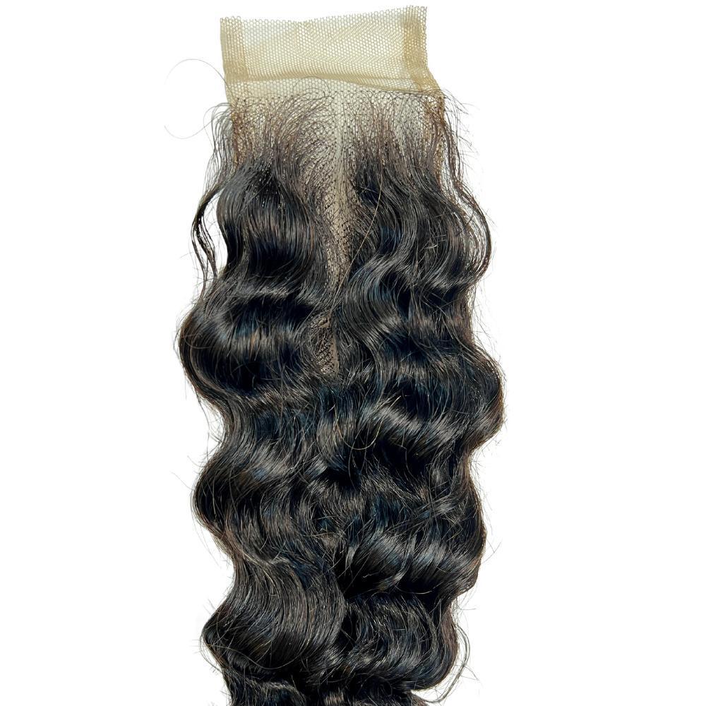 Deep Wave 2x6 Transparent Lace Closure - HookedOnBundles Virgin Hair