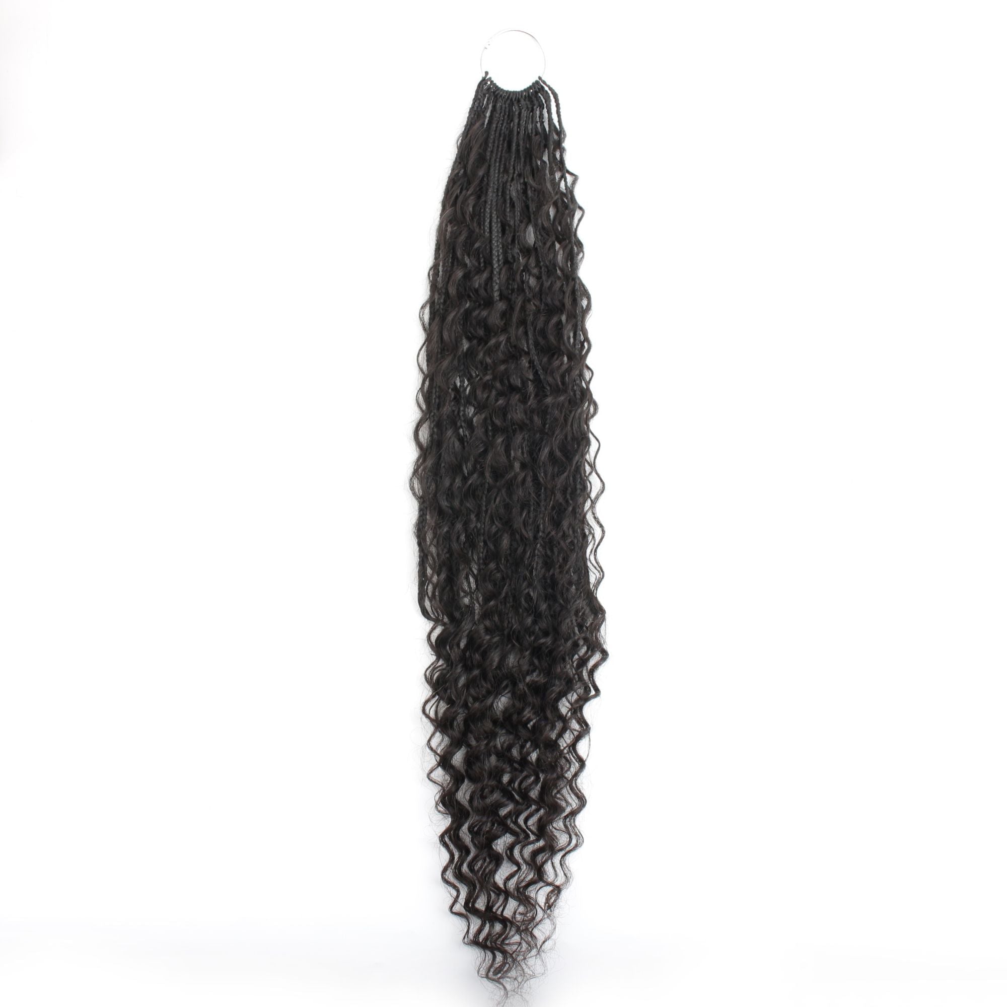 Deep Wave Boho Braids with Human Hair Blend - HookedOnBundles Virgin Hair HookedOnBundles Virgin Hair