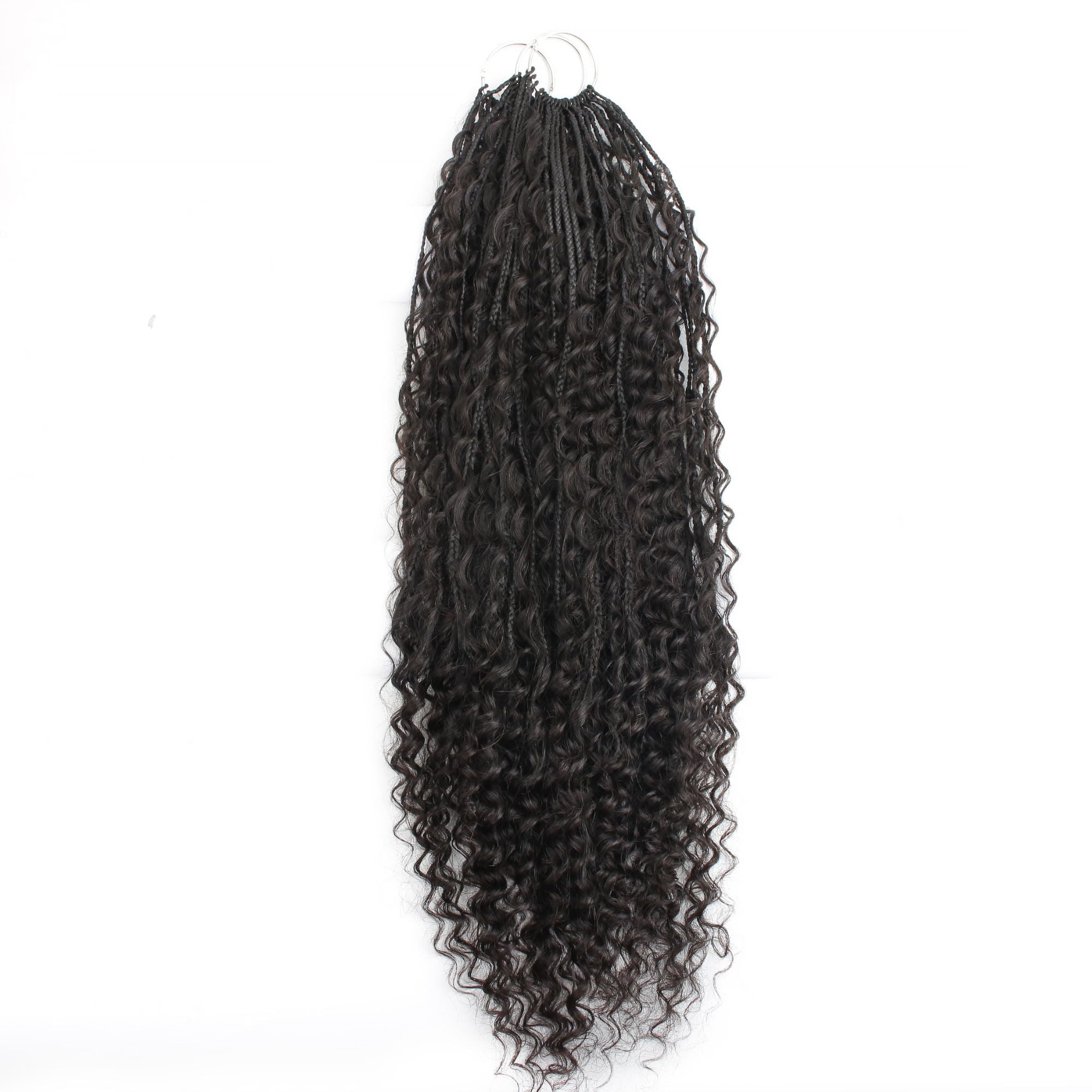 Deep Wave Boho Braids with Human Hair Blend - HookedOnBundles Virgin Hair HookedOnBundles Virgin Hair