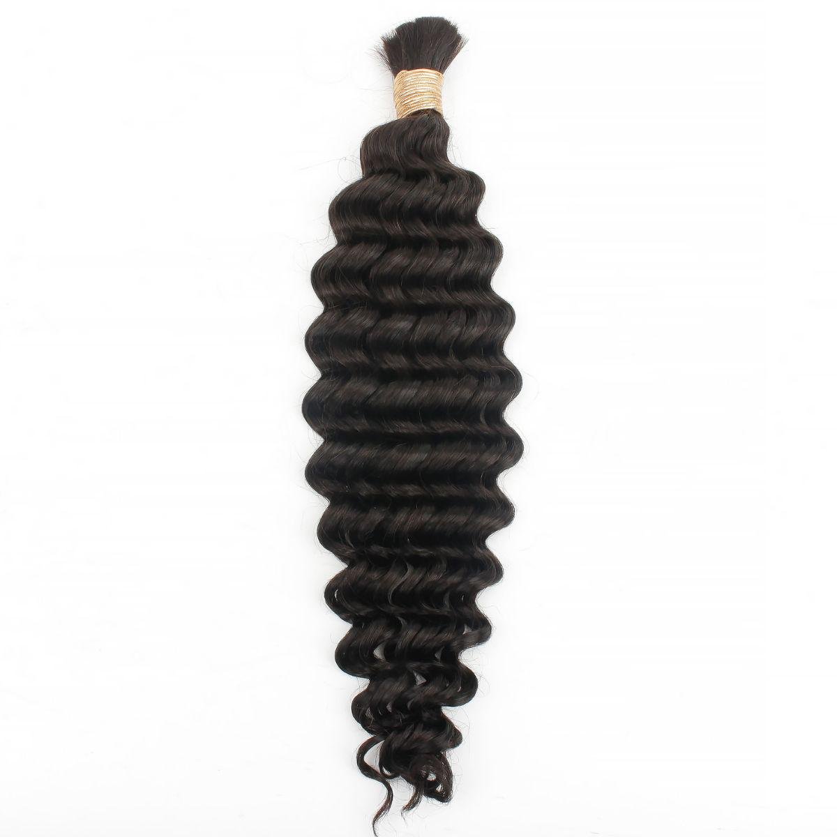 Deep Wave Bulk 100% Human Braiding Hair - HookedOnBundles Virgin Hair HookedOnBundles Virgin Hair