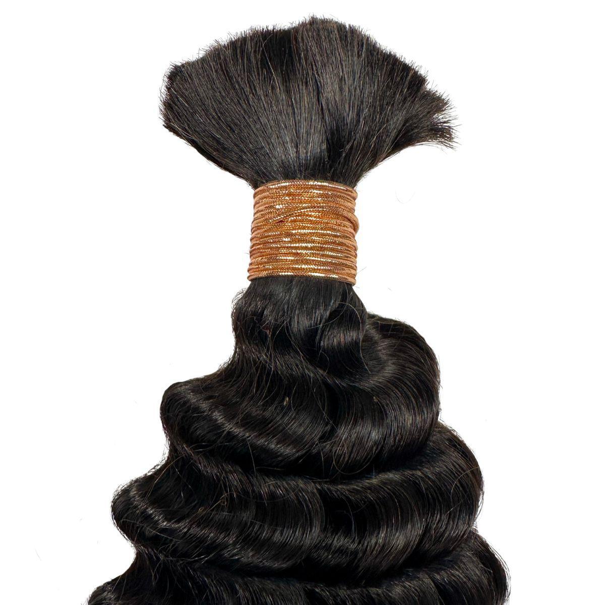 Deep Wave Bulk 100% Human Braiding Hair - HookedOnBundles Virgin Hair HookedOnBundles Virgin Hair
