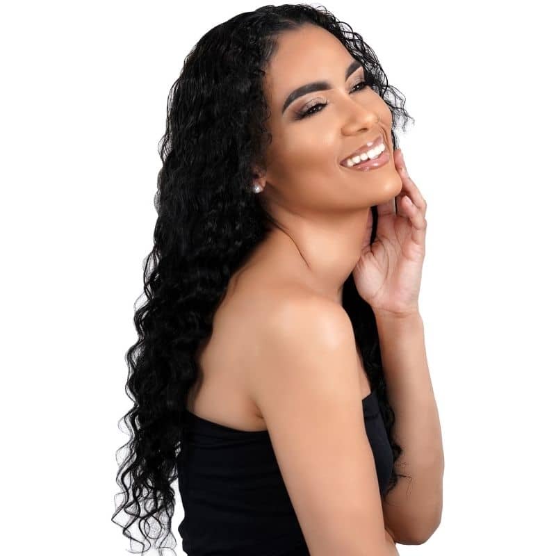 Deep Wave U Part 100% Human Hair Wig - HookedOnBundles Virgin Hair HookedOnBundles Virgin Hair