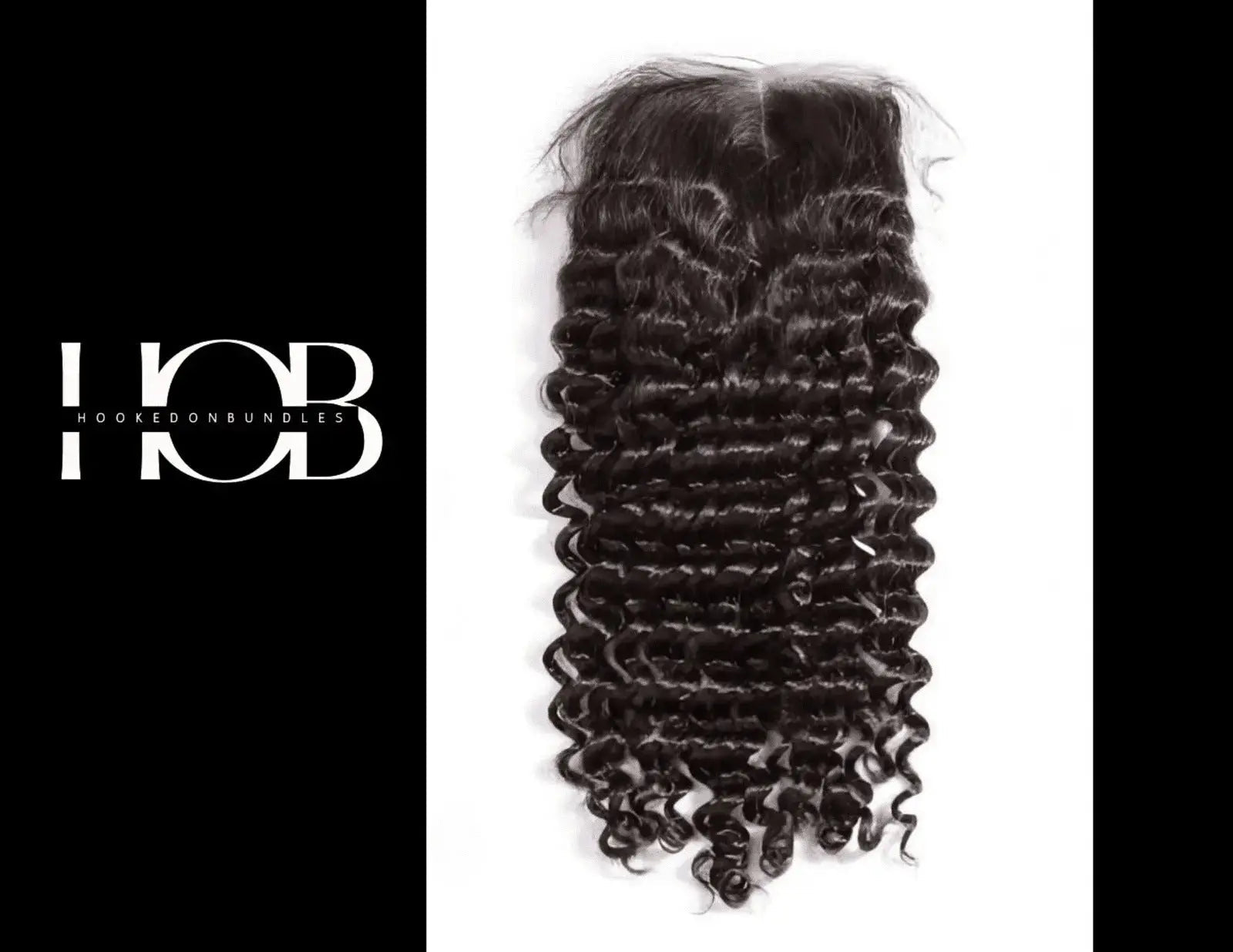 Kinky Curly 4x4 Transparent Lace Closure - HookedOnBundles Virgin Hair HookedOnBundles Virgin Hair