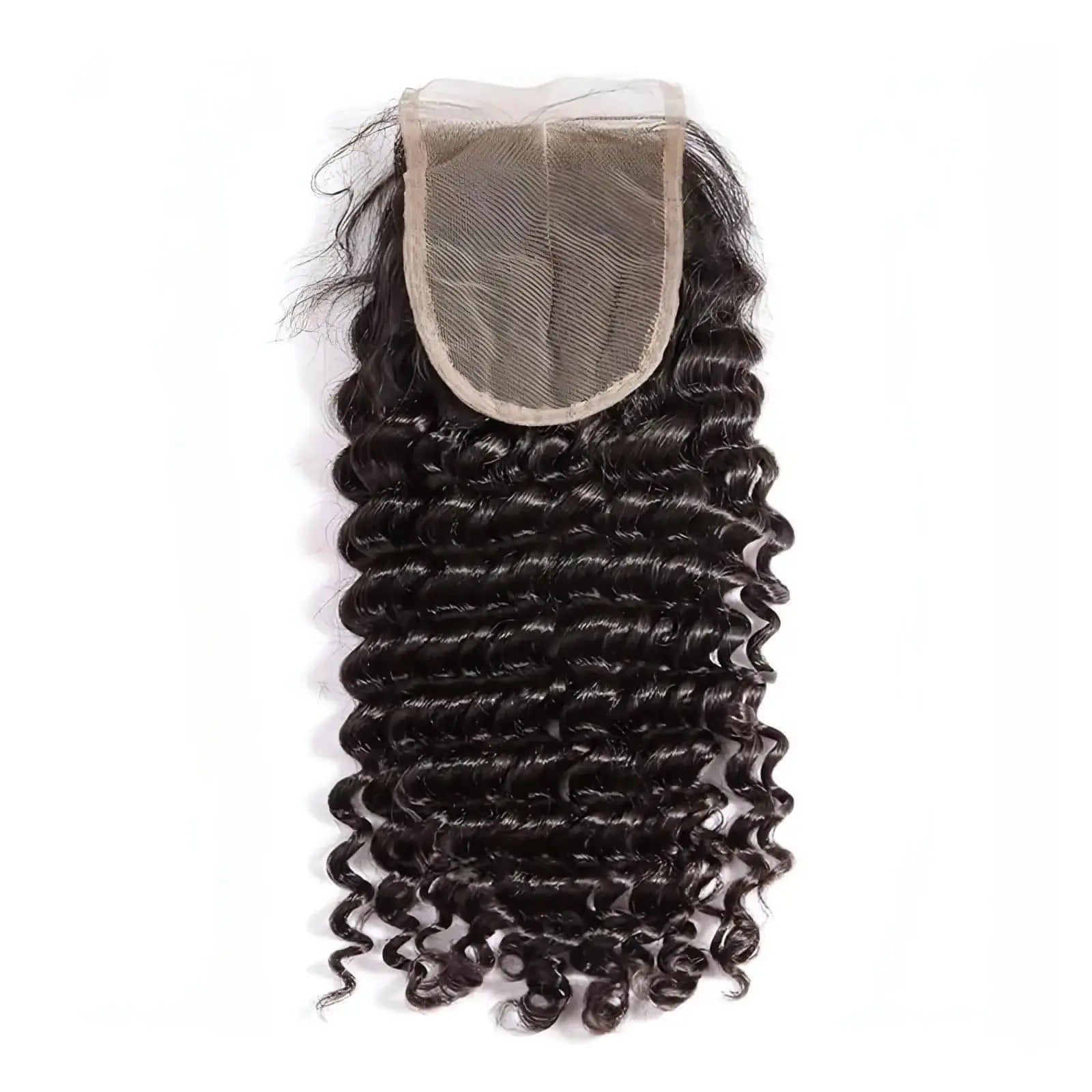 Kinky Curly 4x4 Transparent Lace Closure - HookedOnBundles Virgin Hair HookedOnBundles Virgin Hair