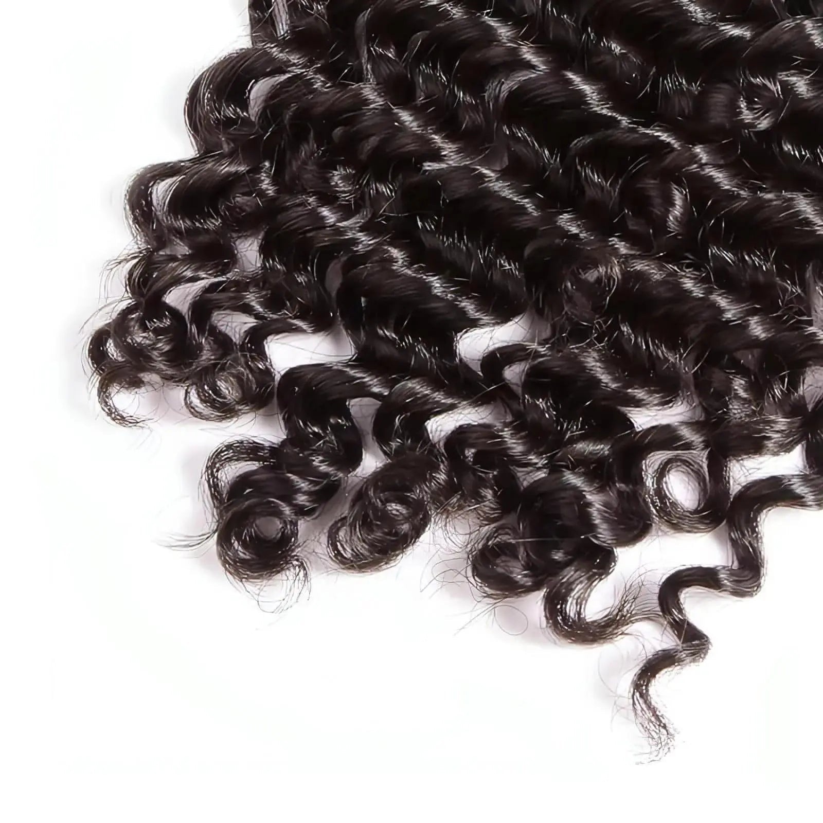 Kinky Curly 4x4 Transparent Lace Closure - HookedOnBundles Virgin Hair HookedOnBundles Virgin Hair
