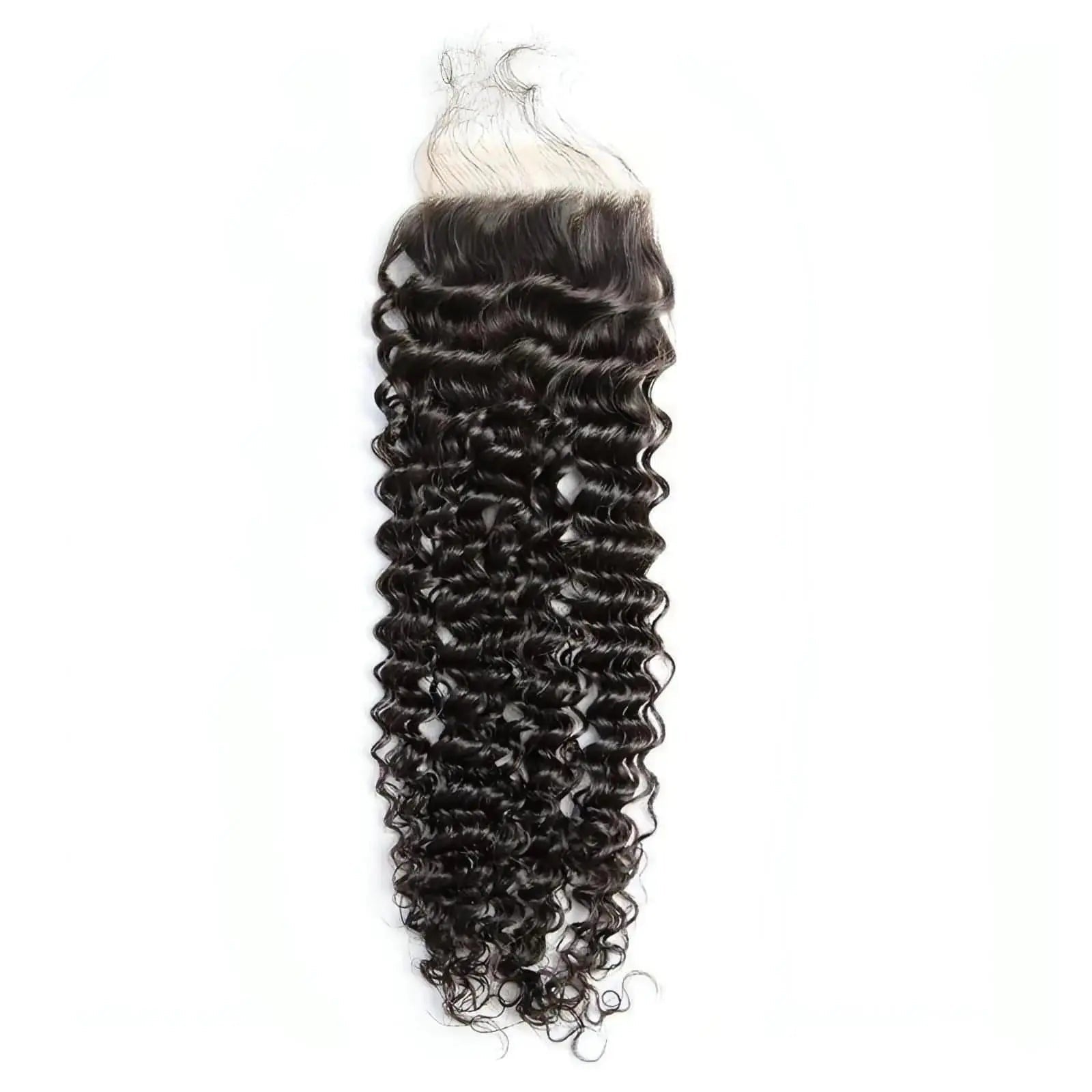 Kinky Curly 4x4 Transparent Lace Closure - HookedOnBundles Virgin Hair HookedOnBundles Virgin Hair