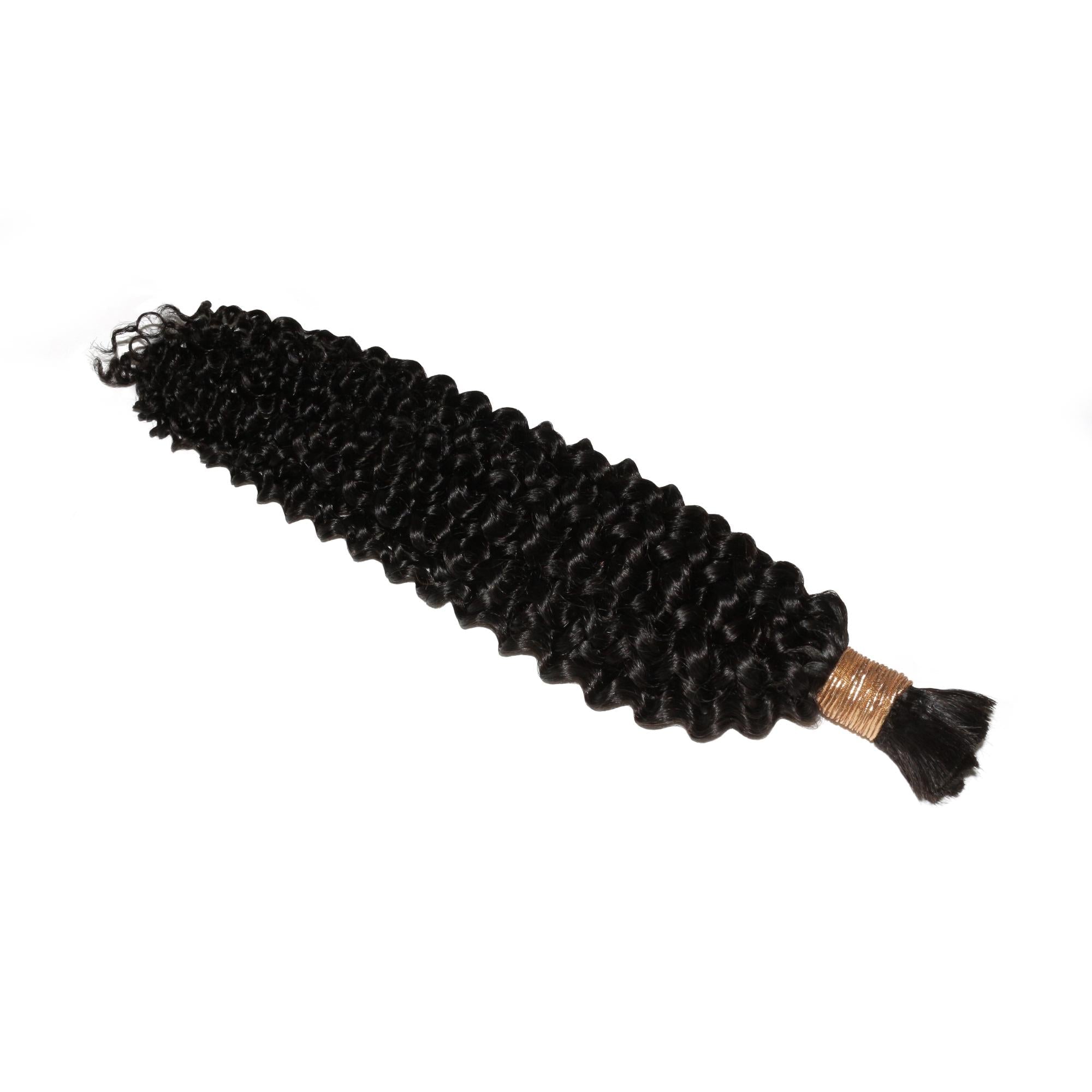 Kinky Curly Bulk 100% Human Braiding Hair - HookedOnBundles Virgin Hair HookedOnBundles Virgin Hair
