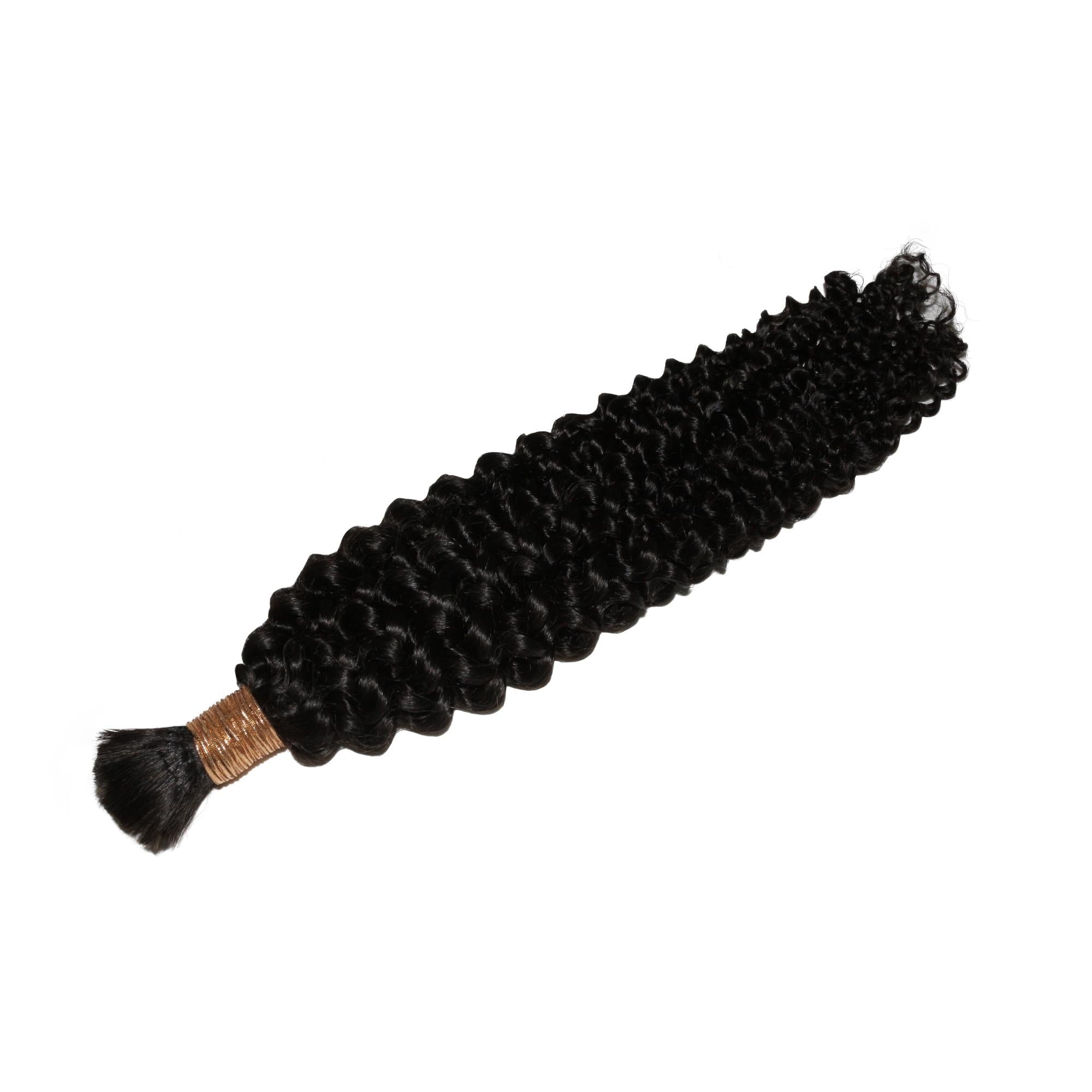 Kinky Curly Bulk 100% Human Braiding Hair - HookedOnBundles Virgin Hair HookedOnBundles Virgin Hair
