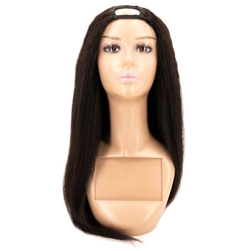 Kinky Straight U Part 100% Human Hair Wig - HookedOnBundles Virgin Hair HookedOnBundles Virgin Hair