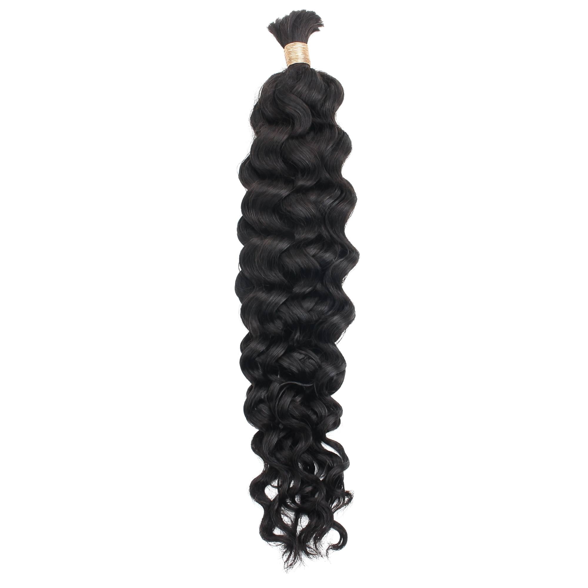 Latin Wave Bulk 100% Human Braiding Hair - HookedOnBundles Virgin Hair HookedOnBundles Virgin Hair