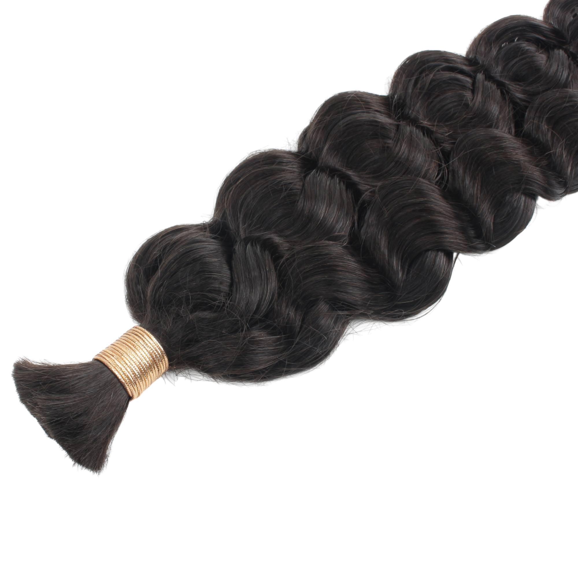 Latin Wave Bulk 100% Human Braiding Hair - HookedOnBundles Virgin Hair HookedOnBundles Virgin Hair