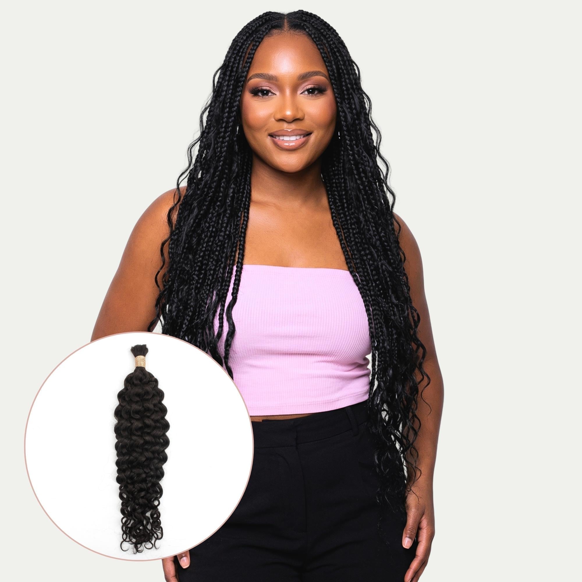 Ocean Wave Bulk 100% Human Braiding Hair - HookedOnBundles Virgin Hair HookedOnBundles Virgin Hair