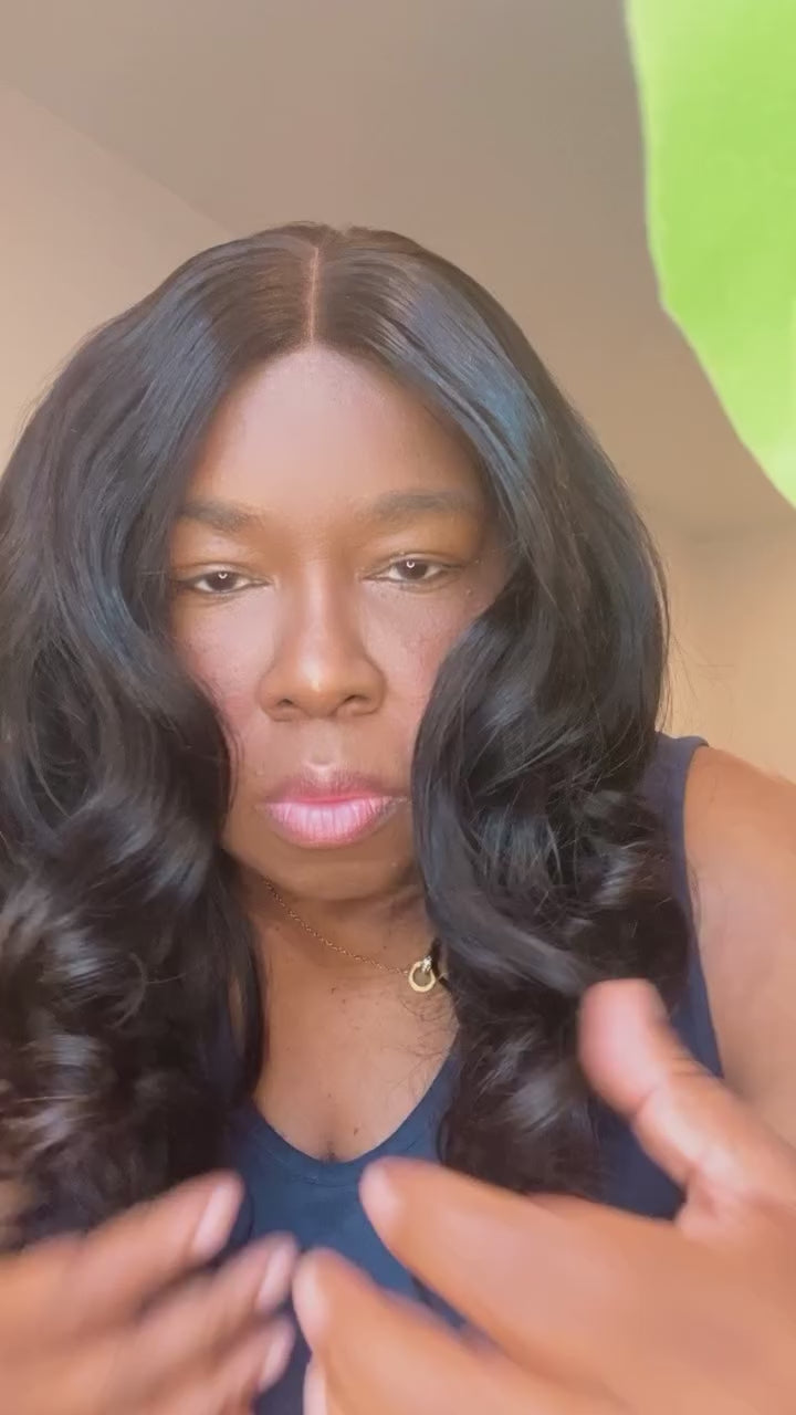 Straight hair bundles with a curl pattern HookedOnBundles Virgin Hair