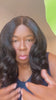 Straight hair bundles with a curl pattern