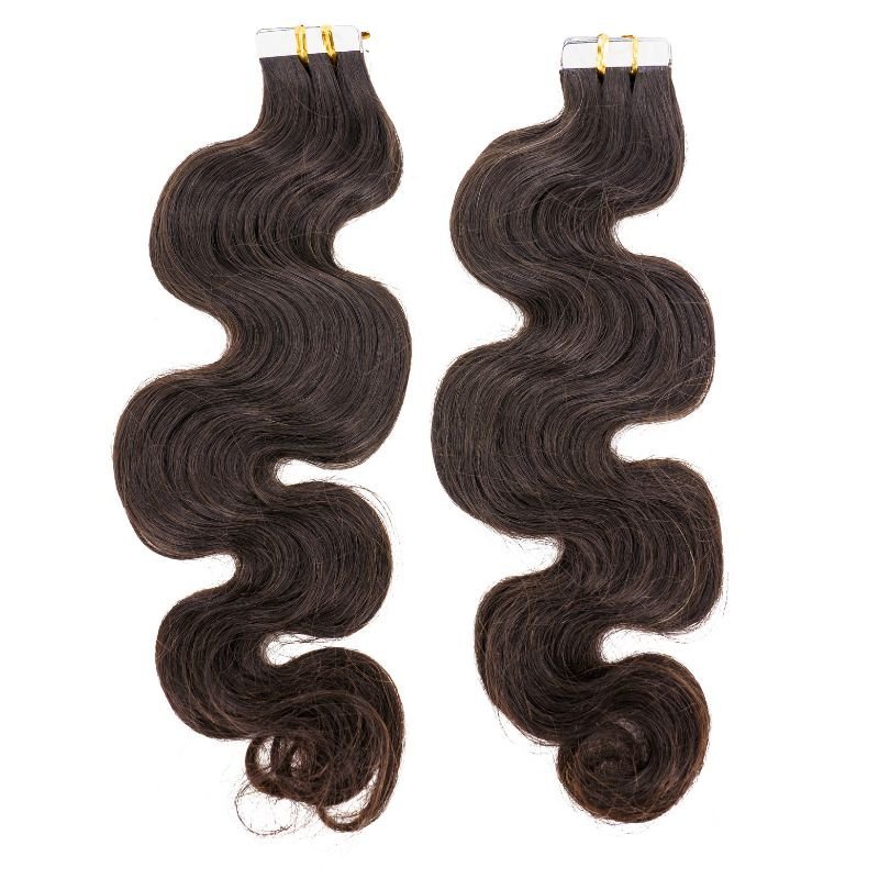Raw Body Wave 100% Human Hair Tape In Extensions - HookedOnBundles Virgin Hair HookedOnBundles Virgin Hair