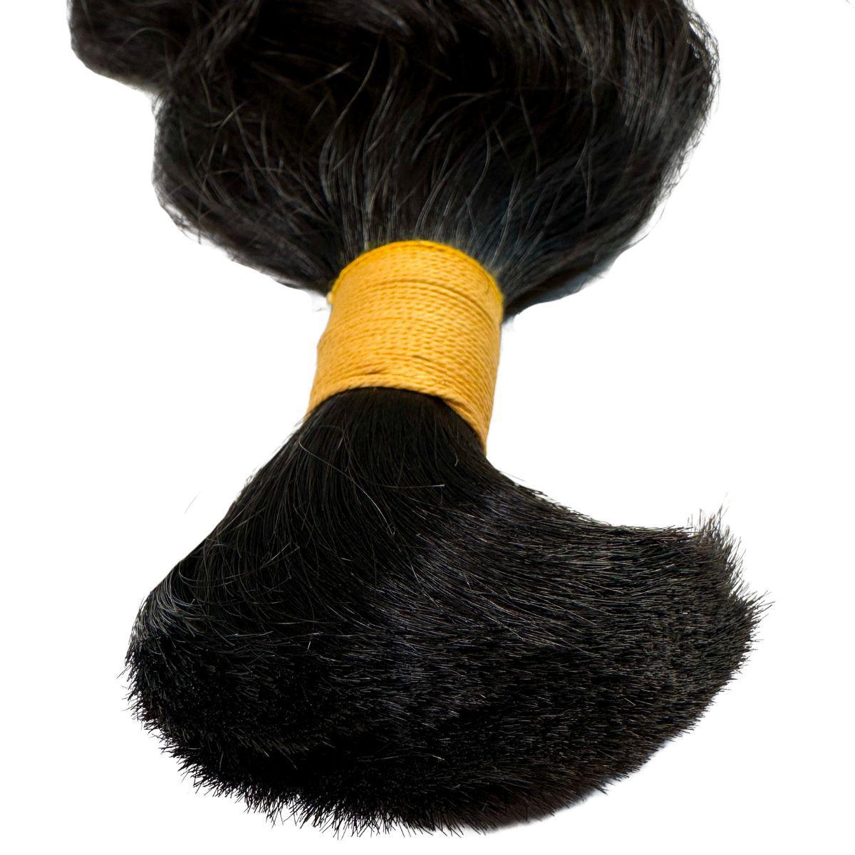 Raw Indian Curly Bulk 100% Human Braiding Hair - HookedOnBundles Virgin Hair HookedOnBundles Virgin Hair