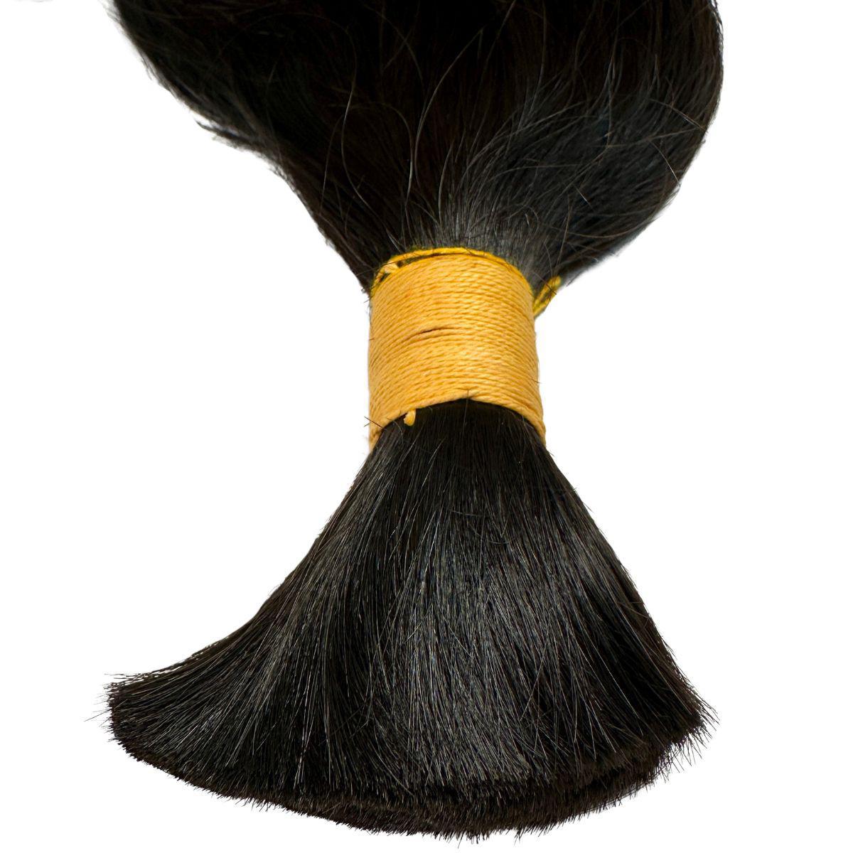 Raw Indian Wavy Bulk 100% Human Braiding Hair - HookedOnBundles Virgin Hair HookedOnBundles Virgin Hair