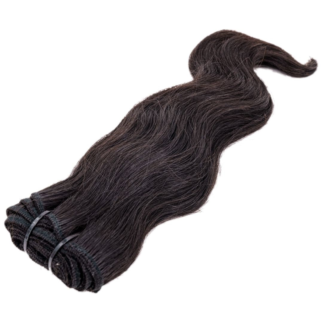 Raw Indian Wavy Human Hair Extensions - HookedOnBundles Virgin Hair HookedOnBundles Virgin Hair