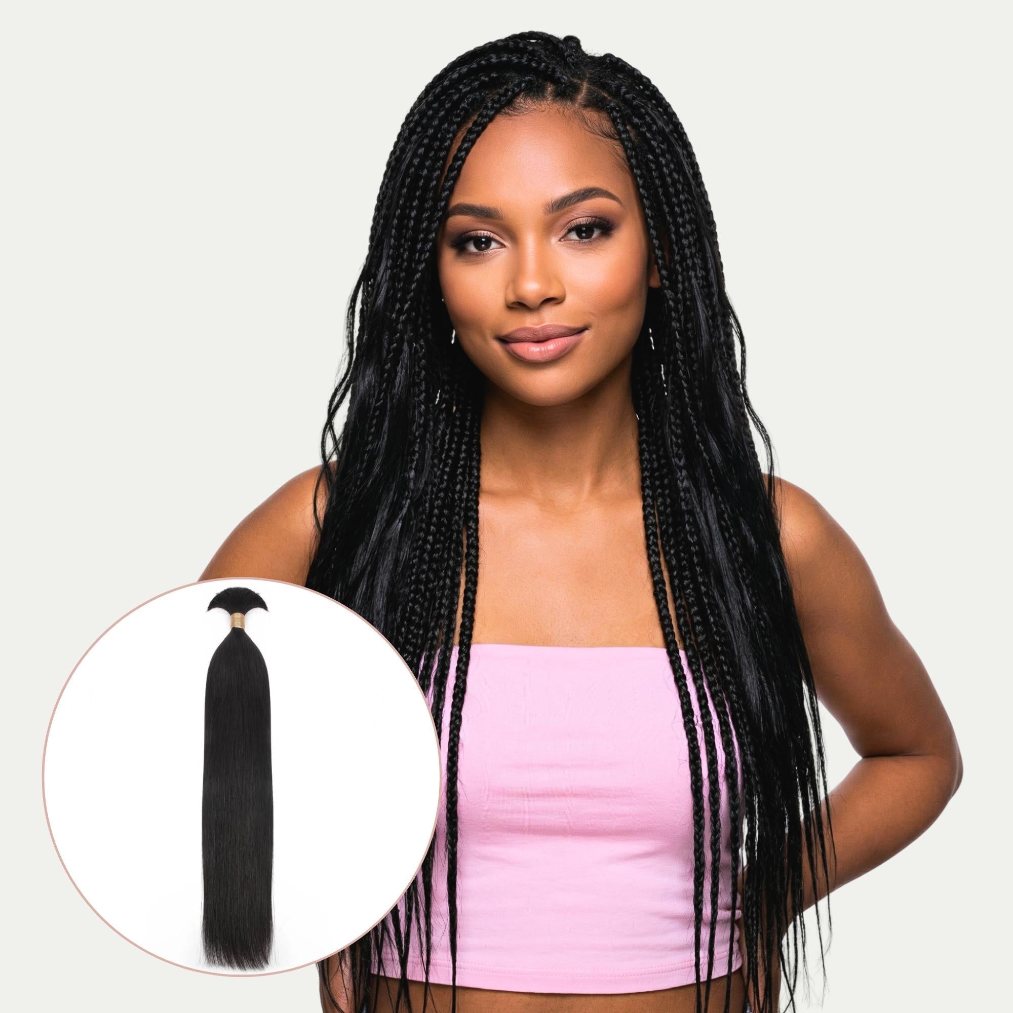 Straight Bulk 100% Human Braiding Hair - HookedOnBundles Virgin Hair HookedOnBundles Virgin Hair
