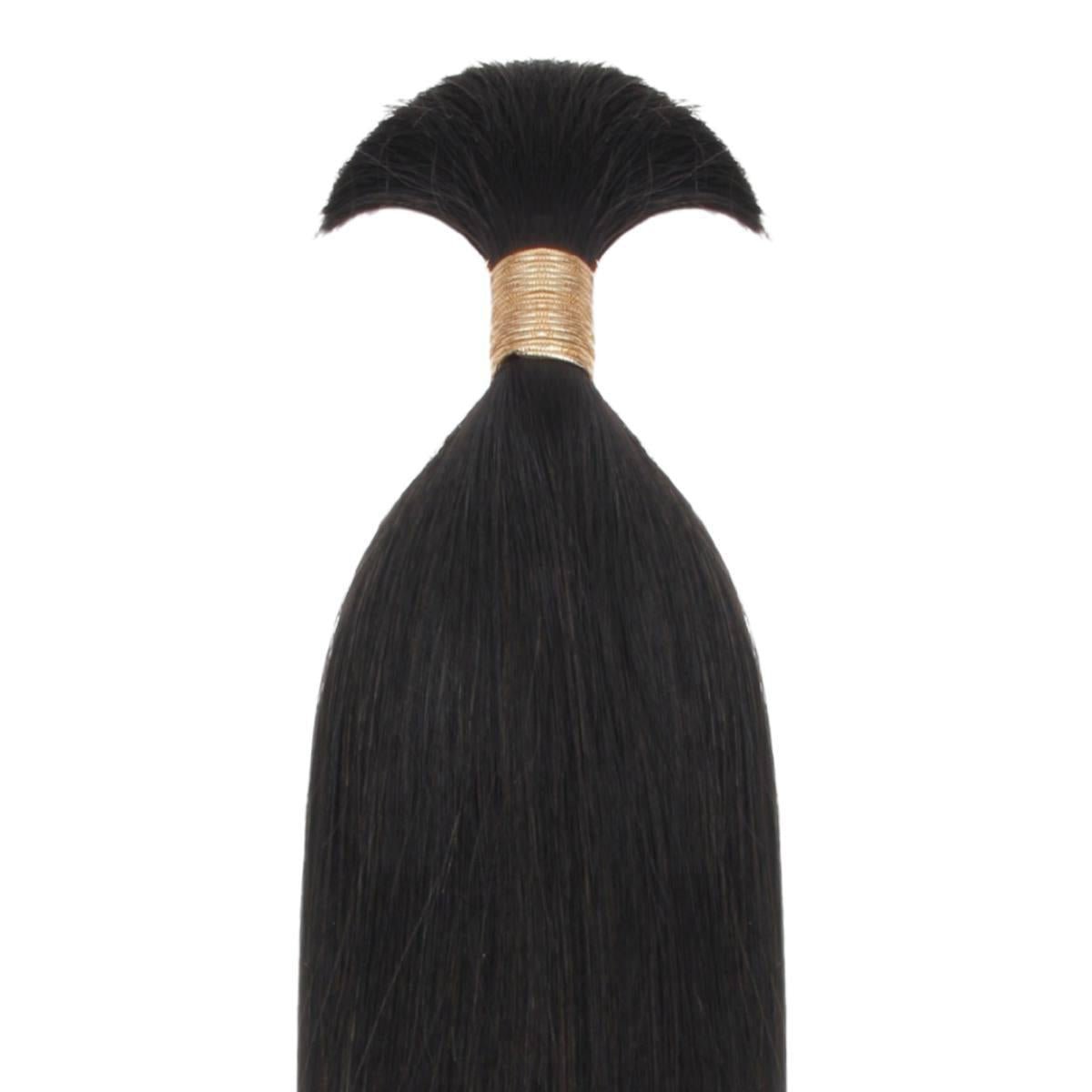 Straight Bulk 100% Human Braiding Hair - HookedOnBundles Virgin Hair HookedOnBundles Virgin Hair