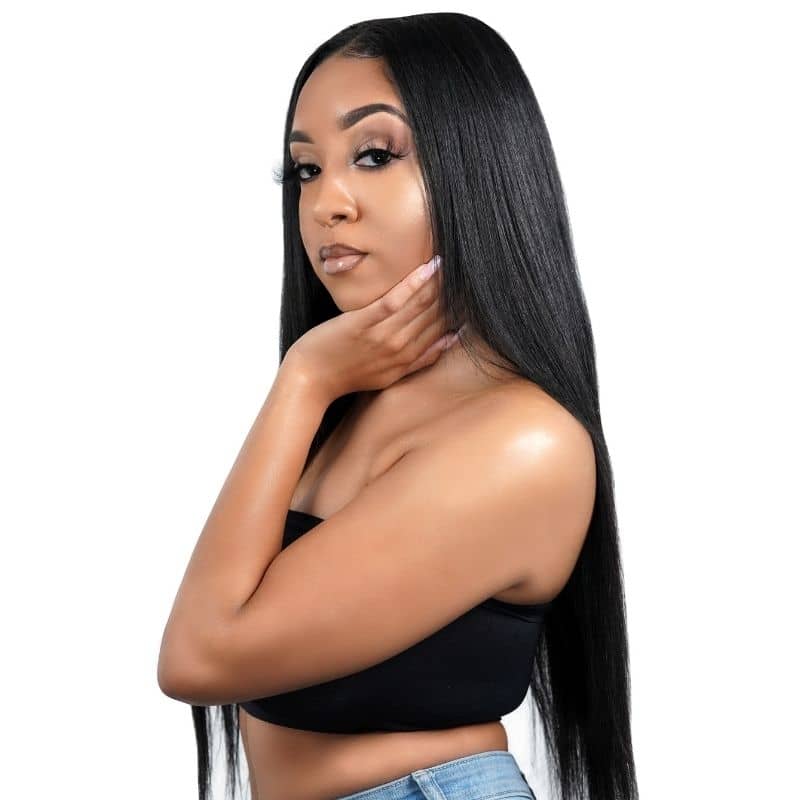 Straight U Part 100% Human Hair Wig - HookedOnBundles Virgin Hair HookedOnBundles Virgin Hair