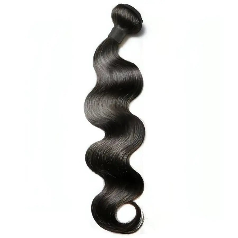 Body Wave Virgin Hair Bundles in natural black 1B HookedOnBundles Virgin Hair