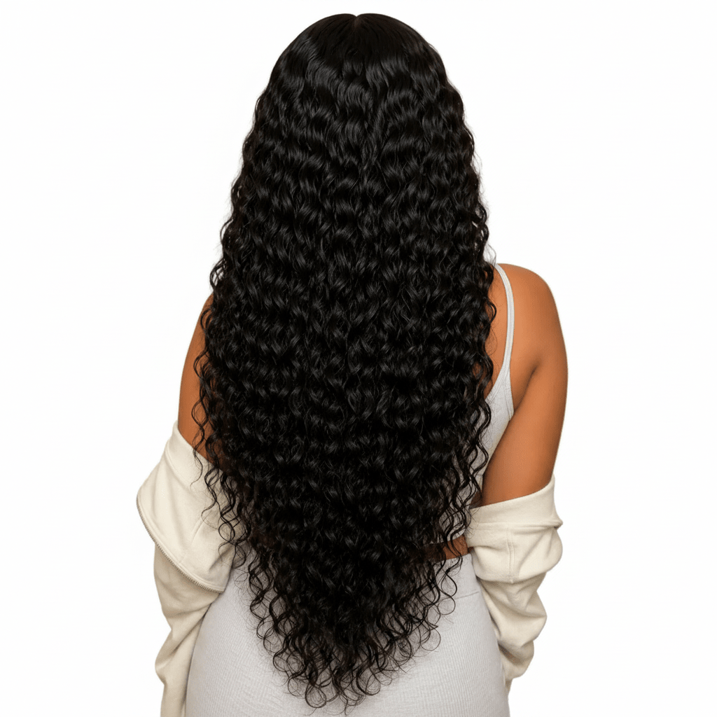 Deep Wave Virgin Hair Bundles made from 100% human hair HookedOnBundles Virgin Hair