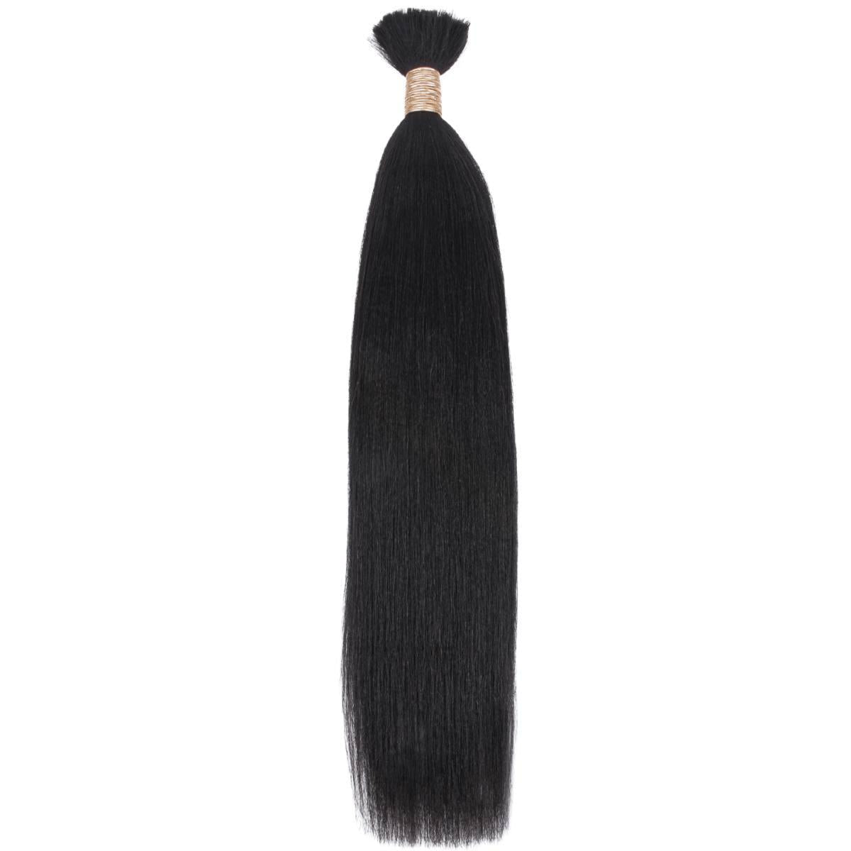 Yaki Straight Bulk 100% Human Braiding Hair - HookedOnBundles Virgin Hair HookedOnBundles Virgin Hair